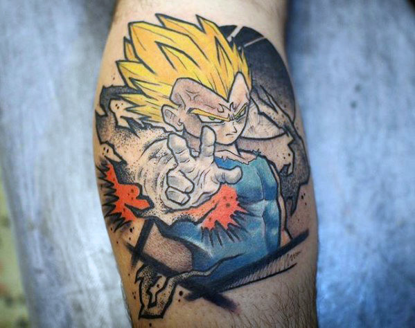 58 Mejores Tatuajes de Vegeta (+Significado) 2