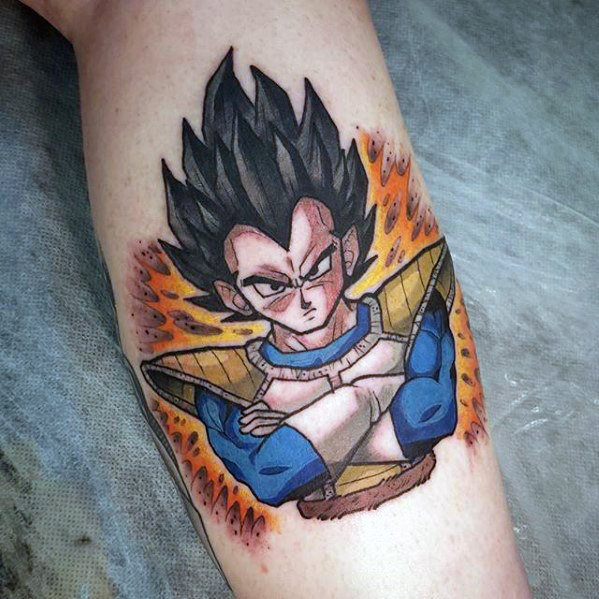 58 Mejores Tatuajes de Vegeta (+Significado) 4