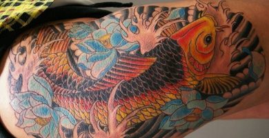 64 Ideas de Tatuajes de Pez Koi (+ Significados) 6 64 Ideas de Tatuajes de Pez Koi (+ Significados) 6