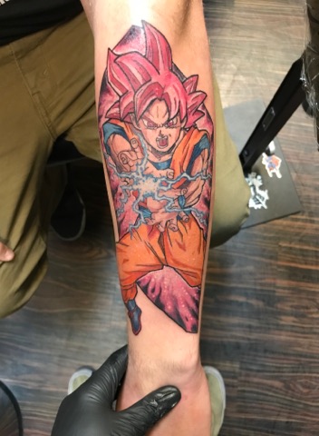 62 Mejores Tatuajes de Goku y sus Variantes 41