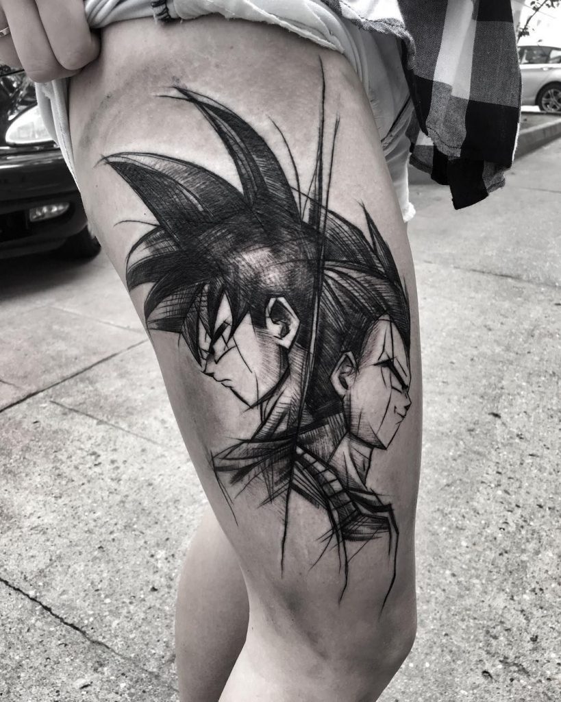 Dragon Ball Z Tattoo Tatuajes Goku Dibujo De Goku Personajes De Dragon