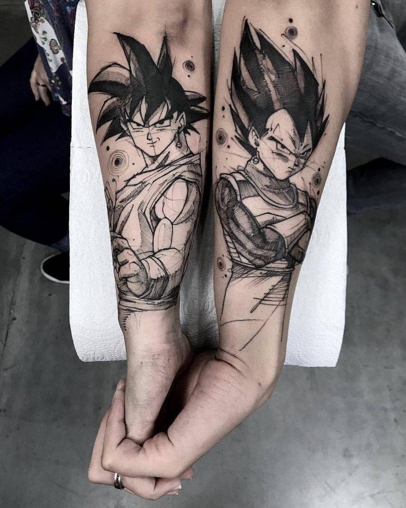 62 Mejores Tatuajes de Goku y sus Variantes 9