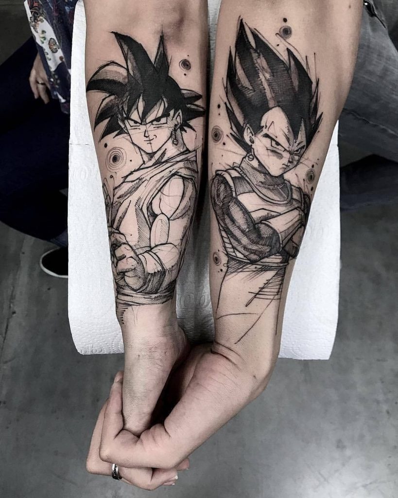 62 Mejores Tatuajes de Goku y sus Variantes 9 62 Mejores Tatuajes de Goku y sus Variantes 9