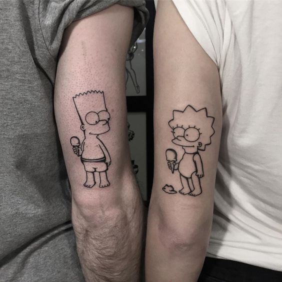 53 Tatuajes de los Simpson que te volaron la cabeza 40