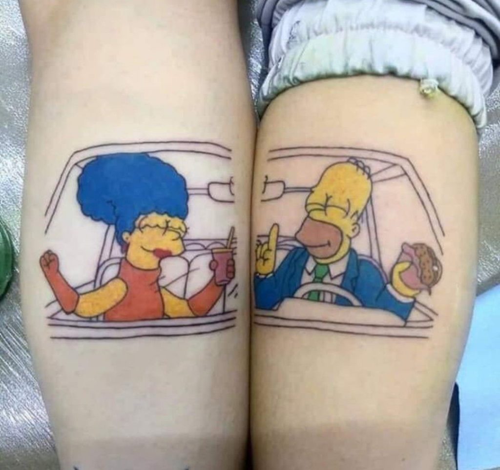 53 Tatuajes de los Simpson que te volaron la cabeza 41
