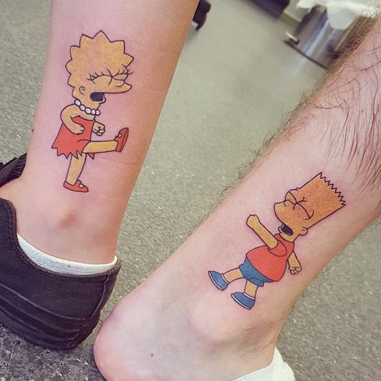 53 Tatuajes de los Simpson que te volaron la cabeza 42