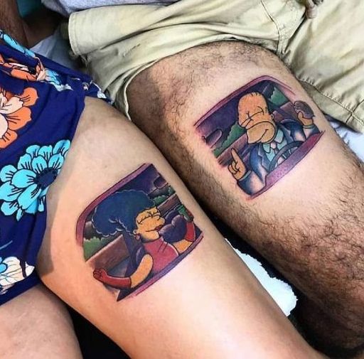 53 Tatuajes de los Simpson que te volaron la cabeza 43