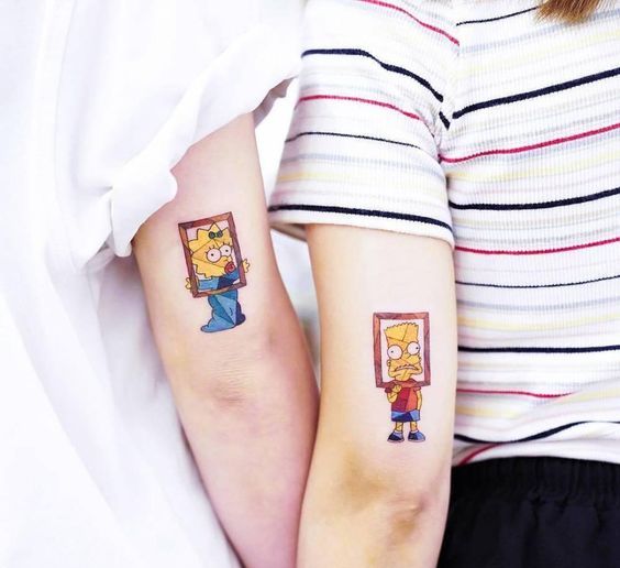 53 Tatuajes de los Simpson que te volaron la cabeza 44