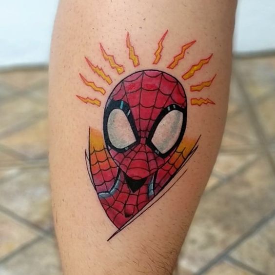 60 Ideas para Tatuajes de Spiderman (+Significados) 40