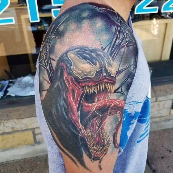 60 Ideas para Tatuajes de Spiderman (+Significados) 16