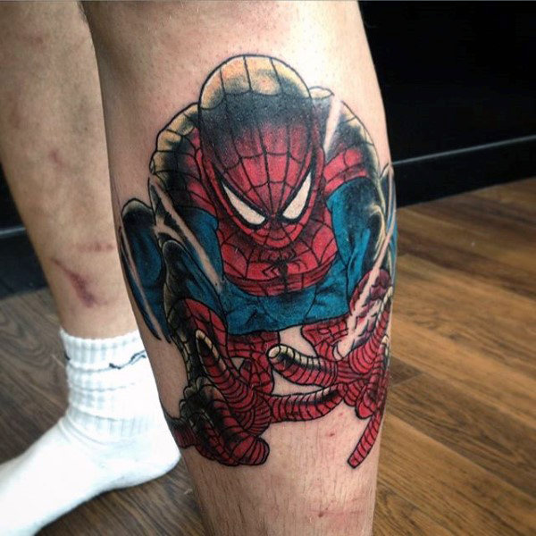 60 Ideas para Tatuajes de Spiderman (+Significados) 7