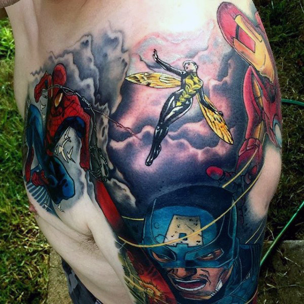 60 Ideas para Tatuajes de Spiderman (+Significados) 9