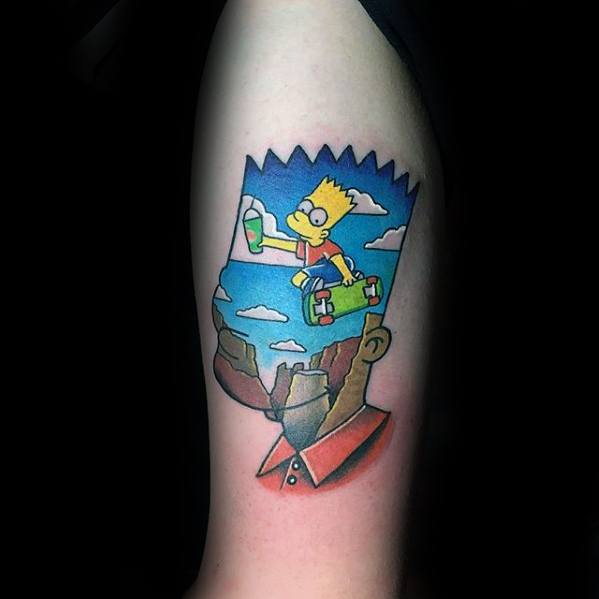 53 Tatuajes de los Simpson que te volaron la cabeza 7