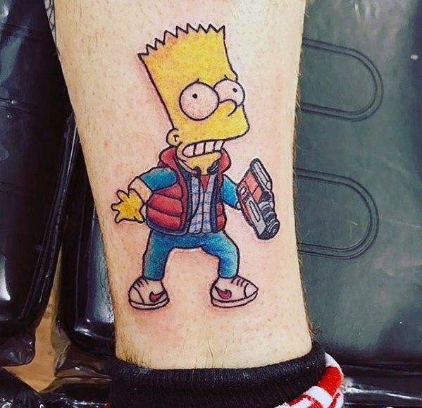 53 Tatuajes de los Simpson que te volaron la cabeza 12
