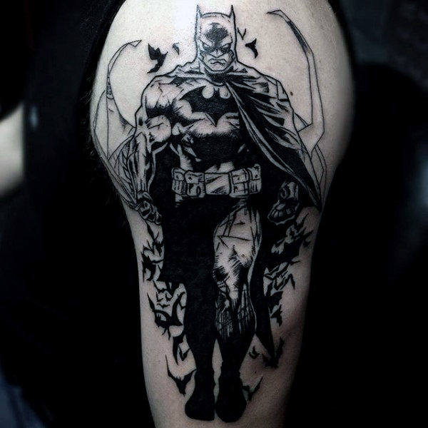 Tatuajes de Batman - Colección de las Mejores Ideas 38