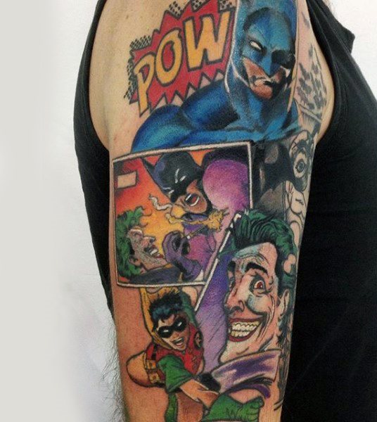 Tatuajes de Batman - Colección de las Mejores Ideas 14