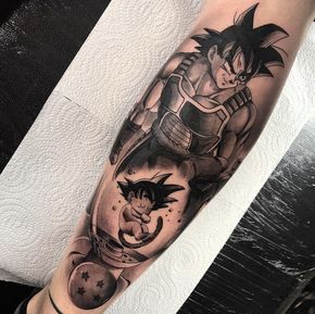 62 Mejores Tatuajes de Goku y sus Variantes • 2023