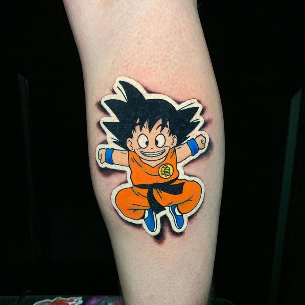 62 Mejores Tatuajes de Goku y sus Variantes 47
