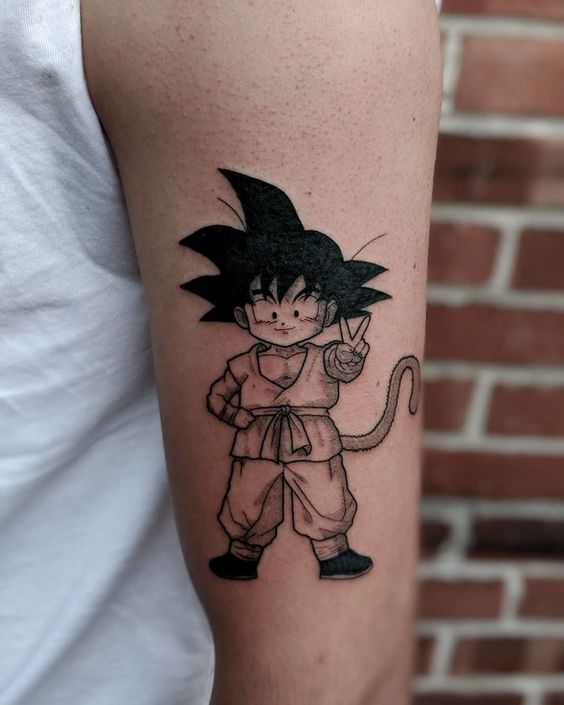 62 Mejores Tatuajes de Goku y sus Variantes 14