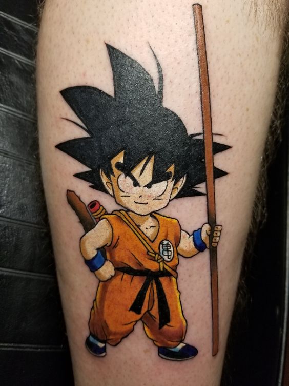 62 Mejores Tatuajes de Goku y sus Variantes 19