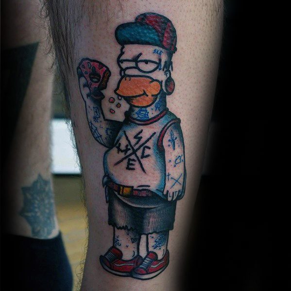 53 Tatuajes de los Simpson que te volaron la cabeza 19
