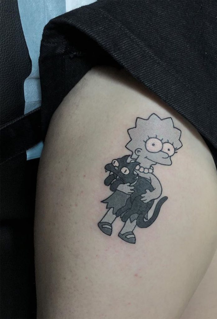 53 Tatuajes de los Simpson que te volaron la cabeza 34