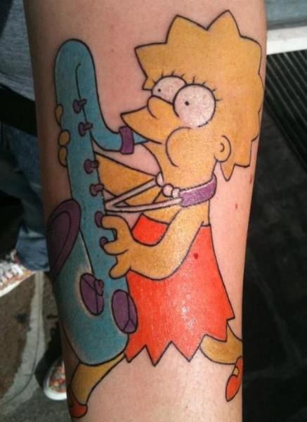 53 Tatuajes de los Simpson que te volaron la cabeza 35