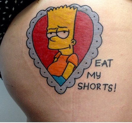 53 Tatuajes de los Simpson que te volaron la cabeza 47