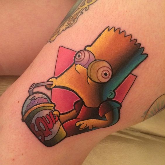 53 Tatuajes de los Simpson que te volaron la cabeza 51