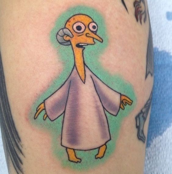 53 Tatuajes de los Simpson que te volaron la cabeza 52