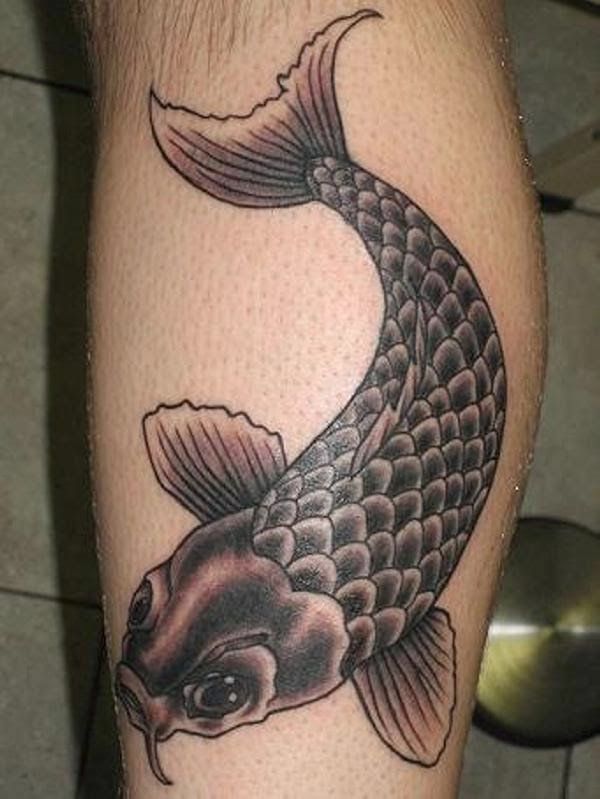 64 Ideas de Tatuajes de Pez Koi (+ Significados) 55