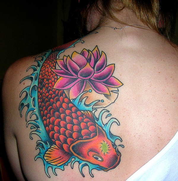 64 Ideas de Tatuajes de Pez Koi (+ Significados) 63