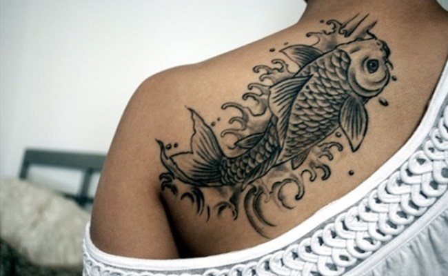 64 Ideas de Tatuajes de Pez Koi (+ Significados) 66