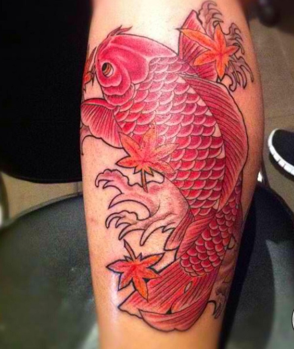 64 Ideas de Tatuajes de Pez Koi (+ Significados) 30