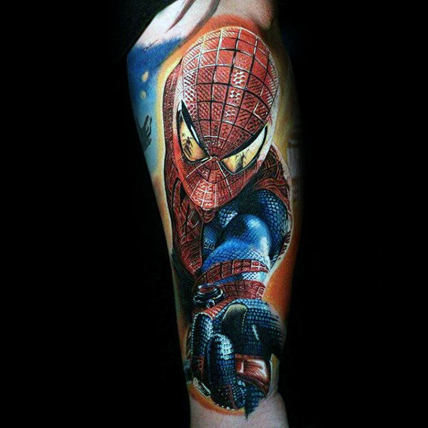 60 Ideas para Tatuajes de Spiderman (+Significados) 22