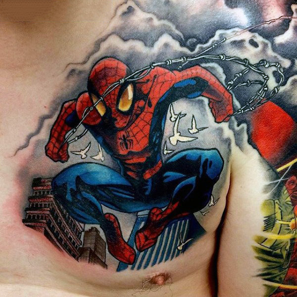 60 Ideas para Tatuajes de Spiderman (+Significados) 29