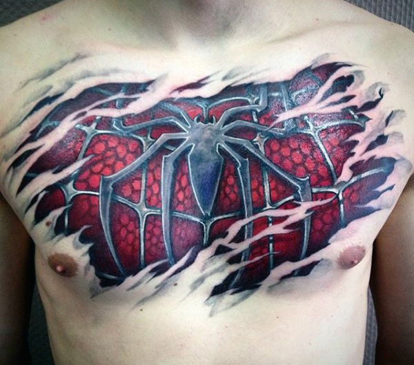 60 Ideas para Tatuajes de Spiderman (+Significados) 33