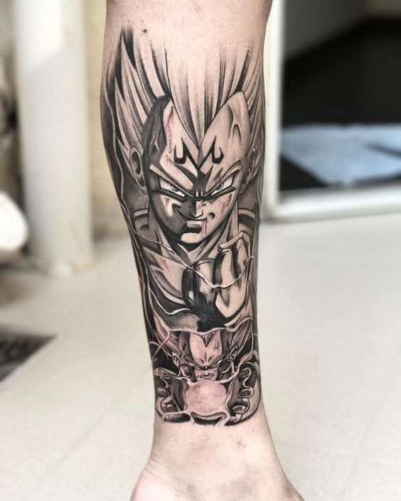 58 Mejores Tatuajes de Vegeta (+Significado) 30