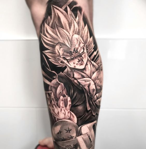 58 Mejores Tatuajes de Vegeta (+Significado) 31