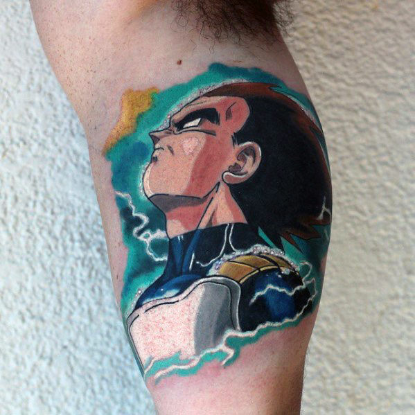 58 Mejores Tatuajes de Vegeta (+Significado) 26