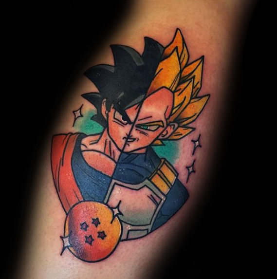 58 Mejores Tatuajes de Vegeta (+Significado) 35