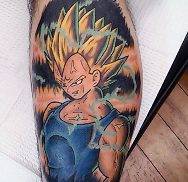 58 Mejores Tatuajes de Vegeta (+Significado) 38