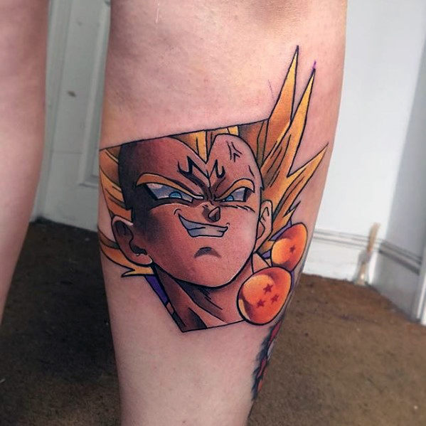 58 Mejores Tatuajes de Vegeta (+Significado) 39