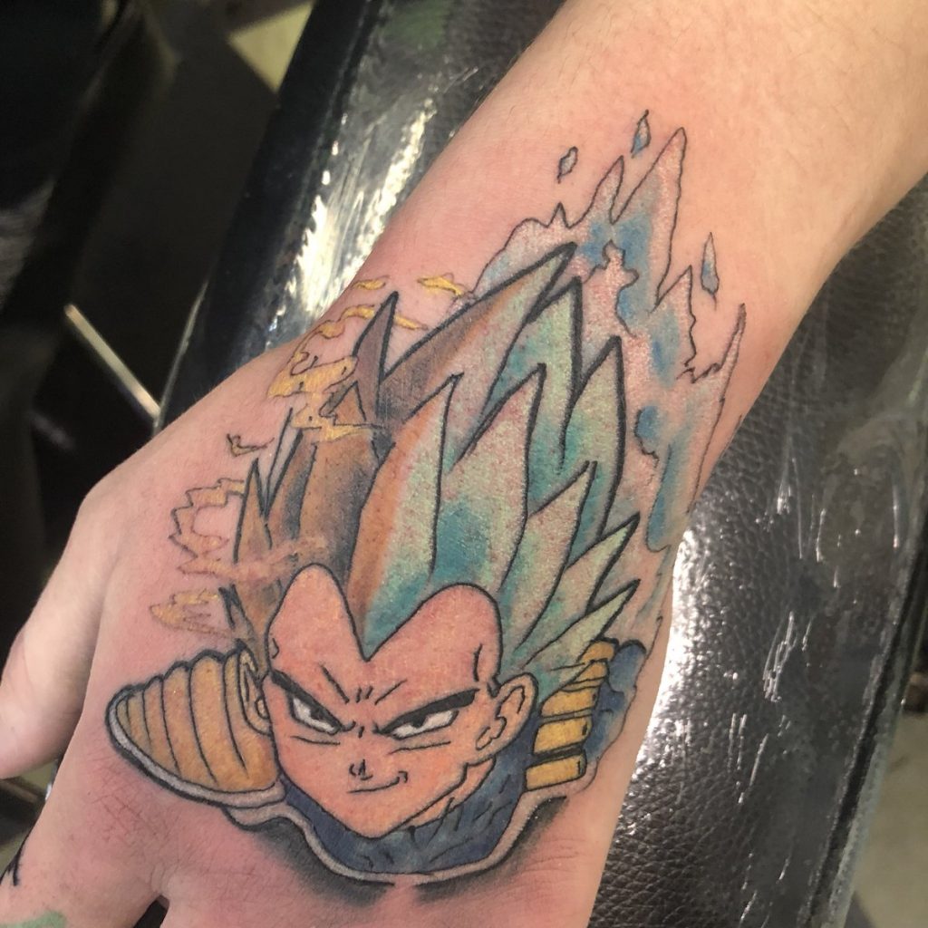 58 Mejores Tatuajes de Vegeta (+Significado) 43