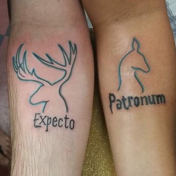 9 3/4 Ideas para Tatuajes de Harry Potter que todos los fans quieren 10