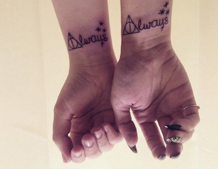 9 3/4 Ideas para Tatuajes de Harry Potter que todos los fans quieren 15