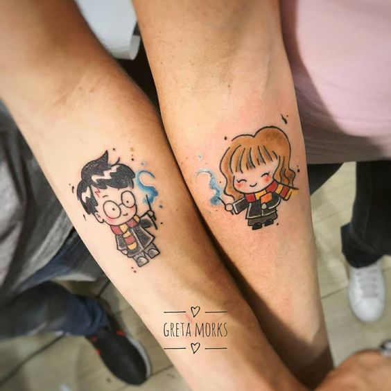 9 3/4 Ideas para Tatuajes de Harry Potter que todos los fans quieren 18