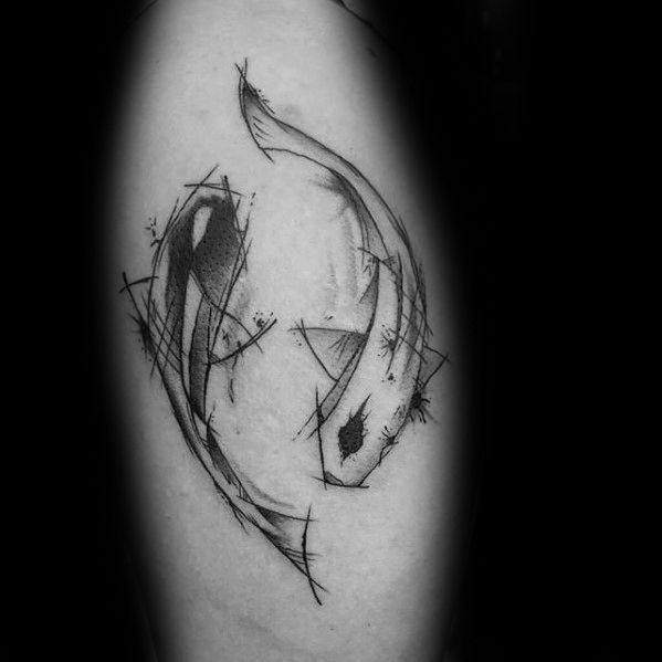 64 Ideas de Tatuajes de Pez Koi (+ Significados) 5