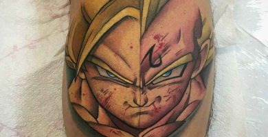 58 Mejores Tatuajes de Vegeta (+Significado) 4 58 Mejores Tatuajes de Vegeta (+Significado) 4