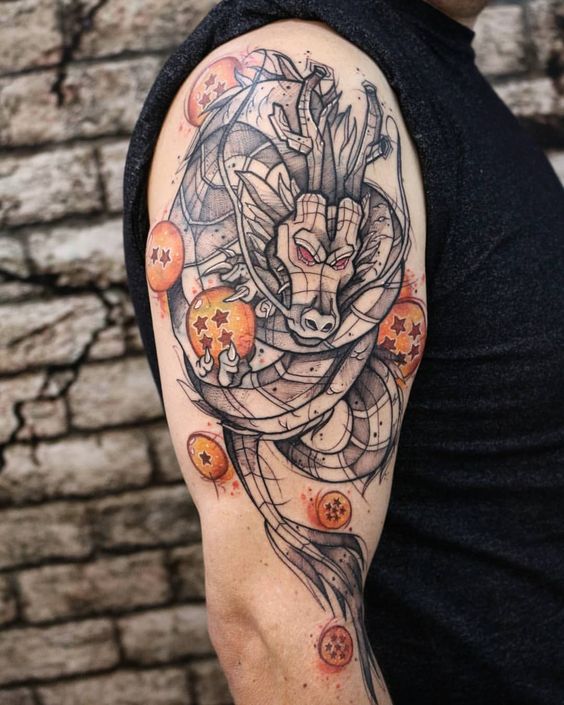 46 Mejores Tatuajes de Dragon Ball y variantes 10 46 Mejores Tatuajes de Dragon Ball y variantes 10